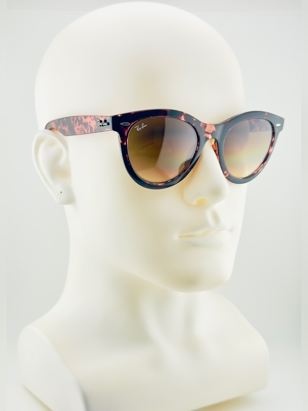 Ray-Ban Wayfarer Way Women’s Sunglasses RB2241 Polished pink Havana Brown Lenses